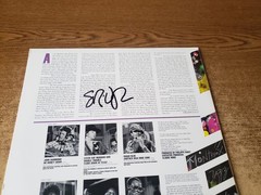 hand signed 1980s EXCELLENT STEVIE RAY VAUGHAN/Various Blues Exp. LP see notes!