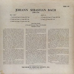 Johann Sebastian Bach, Marie-Claire Alain, The Organ Works Of Johann Sebastian B