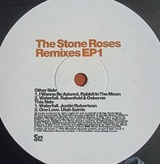 STONE ROSES REMIXES EP1 12″ I Wanna Be Adored, Waterfall, One Love Vinyl 2005 Ex