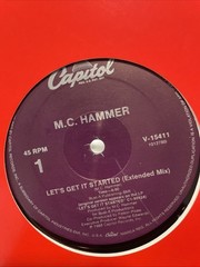 Lot of 3 1990’s 12” vinyl record Records Mc Hammer Oaktowns 357
