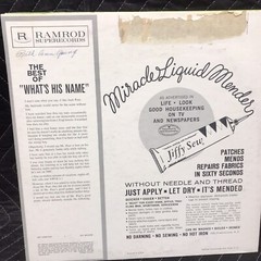 Vtg Jack Paar The Best Of What’s His Name 1961 Comedy Humor Vinyl LP Record