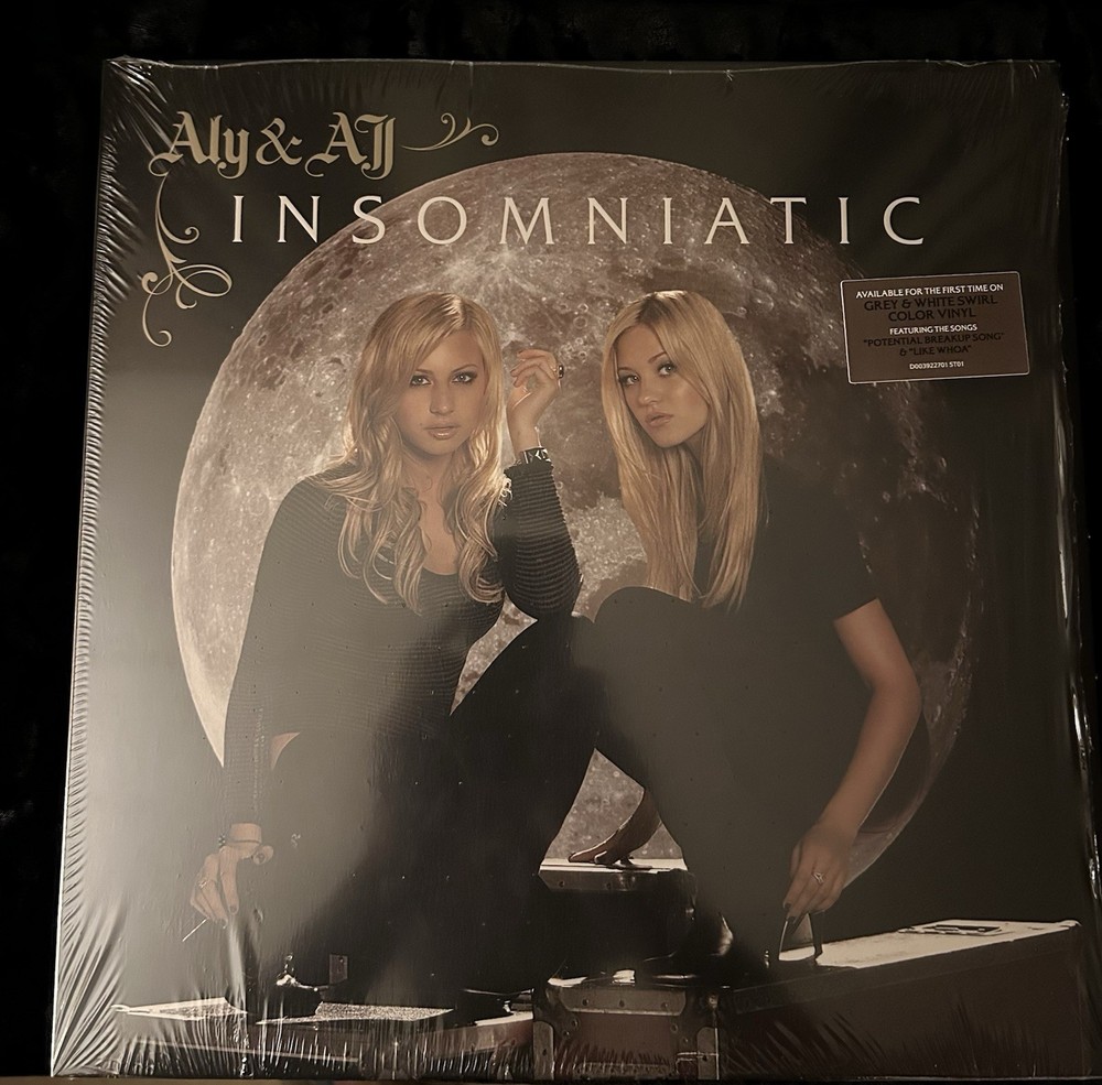 Aly & AJ – Insomniatic (LP Limited Edition Gray & White Swirl Vinyl) Used Shrink