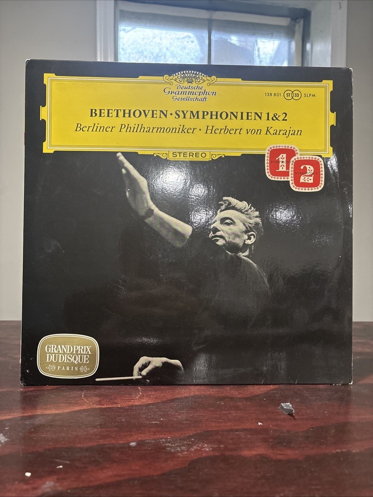 Deutsche Grammophon Beethoven Symphonie Nr. 5 Vinyl LP Karajan Berliner Philhar…