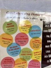 Walt Disney’s Merriest Songs LP DISNEYLAND RECORDS DL-3510 Sealed!!! NOS