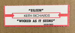 KEITH RICHARDS Eileen / Wicked As It Seems 45 Virgin S7-56955 NEW UNPLAYED +ts