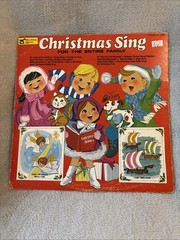 Christmas Sing for the entire family Rocking Horse X-5101 stereo LP vinyl record