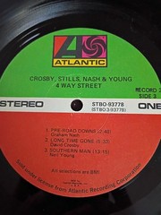 The Way Street by Stills & Nash Crosby (Vinyl, Atlantic USA)