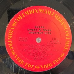 Blood, Sweat & Tears Greatest Hits Columbia KC 31170 12″ Vinyl LP Stereo 1972