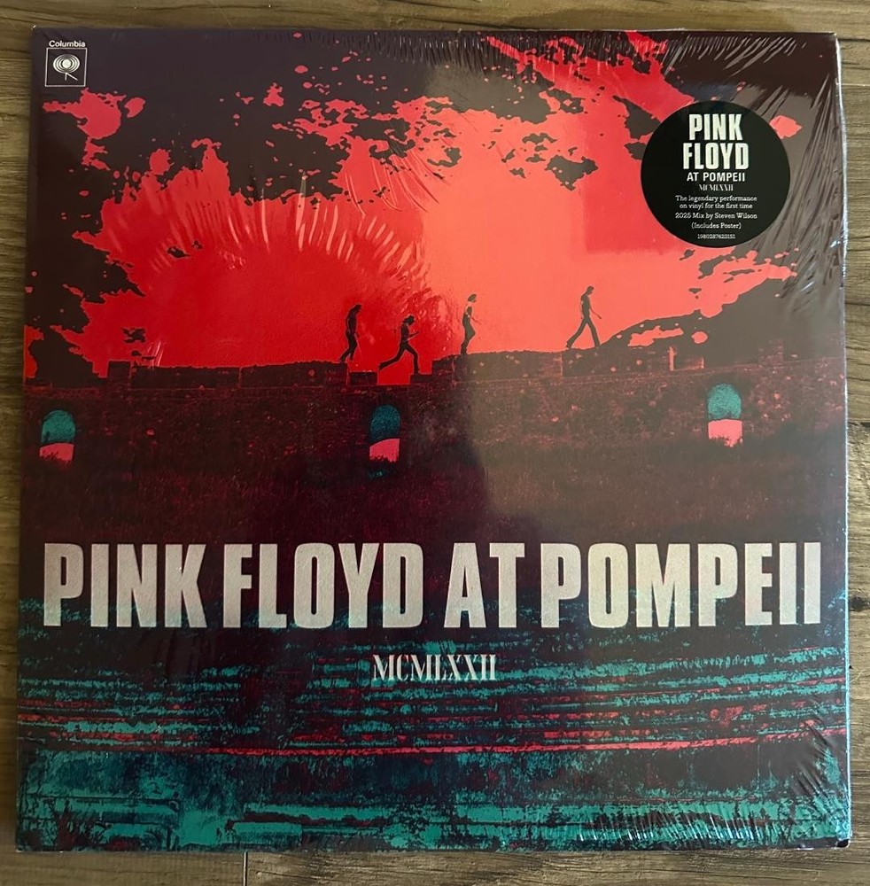 PINK FLOYD AT POMPEII MCMLXXII Double Vinyl Record LP INCLUDES POSTER Wilson Mix