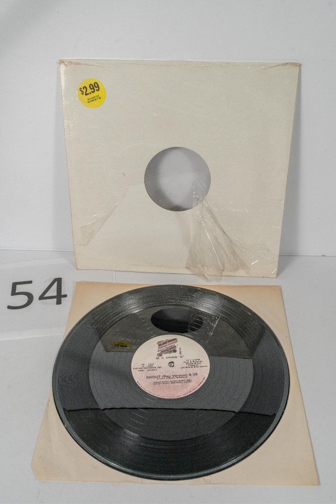 MC Craig G – Shout (Rap Version) 1985 12″ US Orig Pop Art PA-1412 Marley Marl