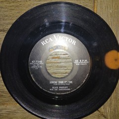 elvis presley vintage 45 rpm records