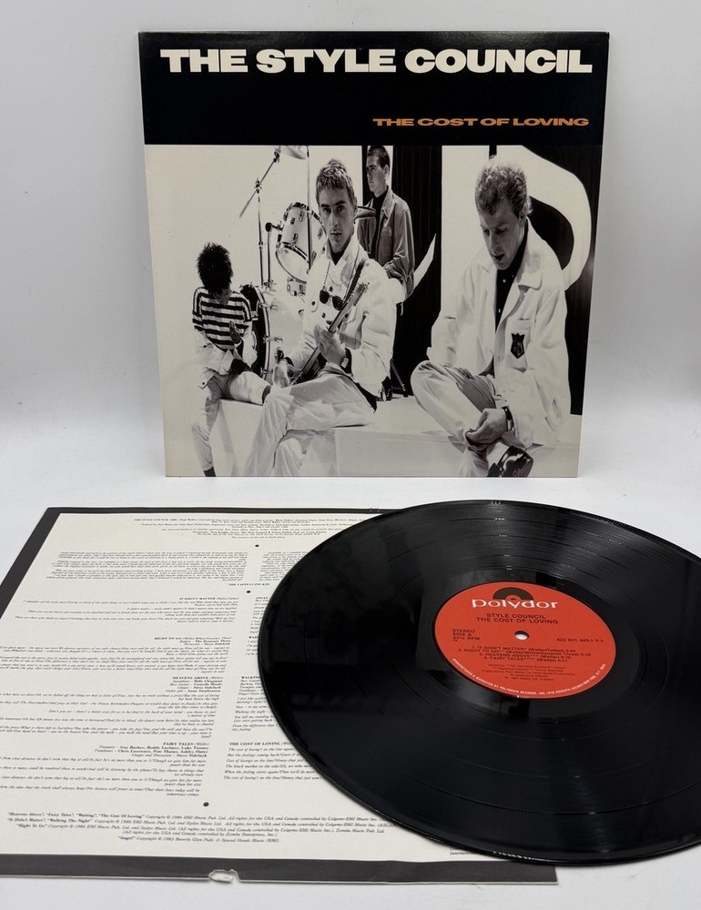 The Style Council ‎– The Cost Of Loving NM Vinyl LP ~ Paul Weller The Jam