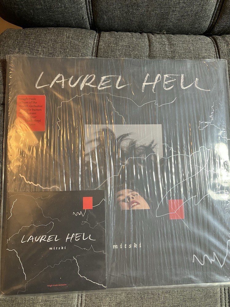 Laurel Hell by Mitski (Record 2022) Cloudy Clear and Black Vinyl