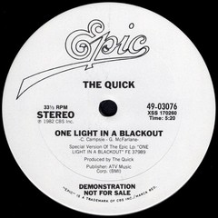 THE QUICK One Light In A Blackout 12” WLP 1982 EPIC Boogie / NM / HEAR