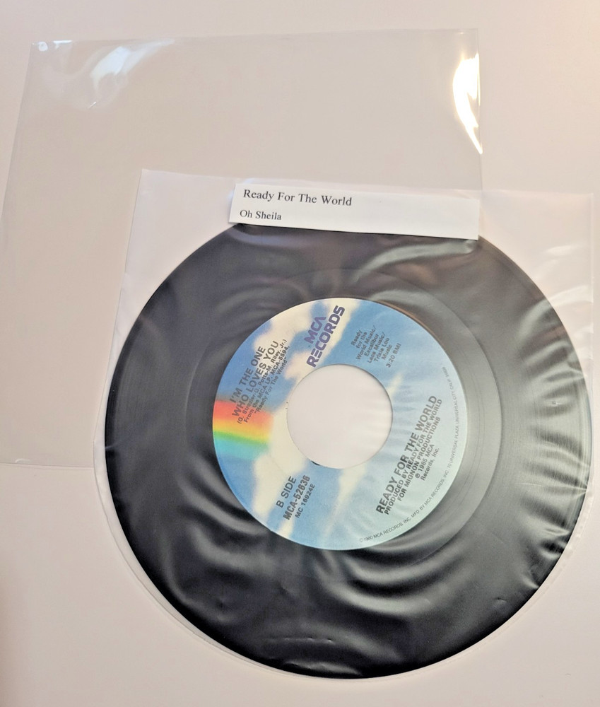 Ready For The World Oh Sheila 7″ 45 rpm vinyl jukebox record