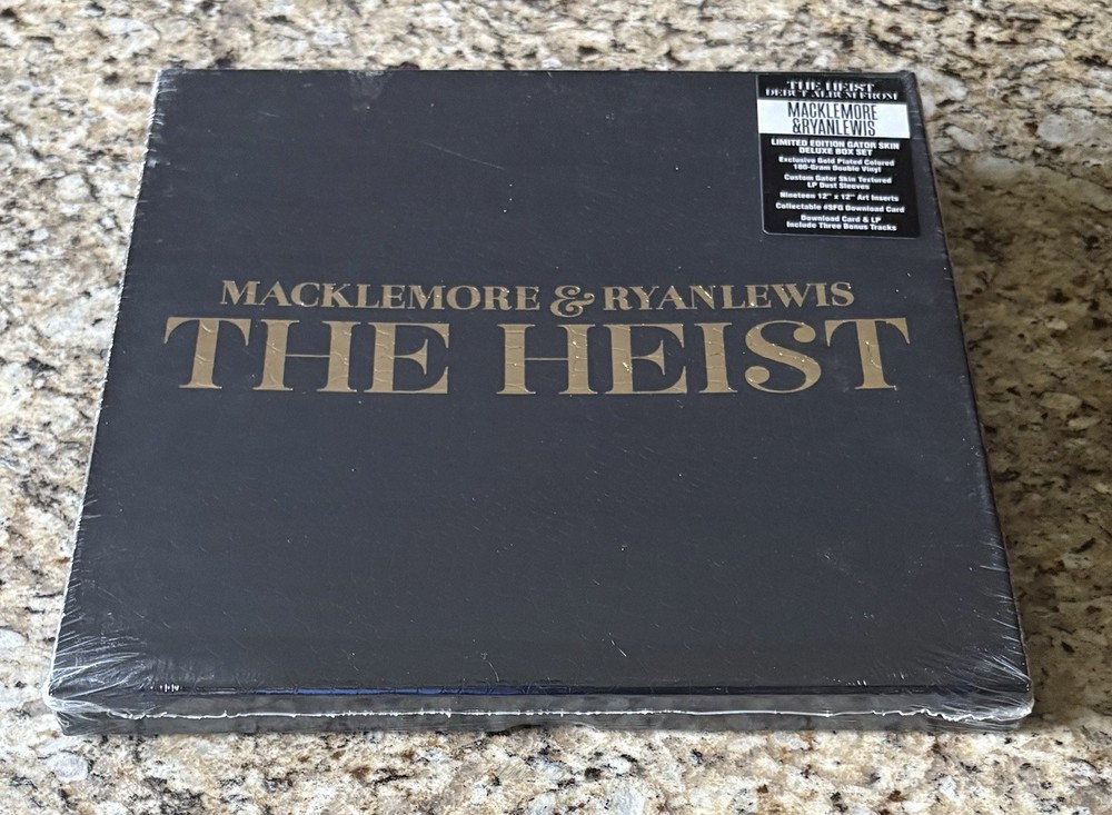 Macklemore Ryan Lewis The Heist 2013 Gator Skin Vinyl Boxset NEW snakeskin