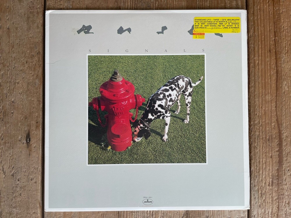Rush: Signals vinyl LP VG+ 1982 Mercury SRM-1-4063 Geddy Lee Neil Peart Lifeson