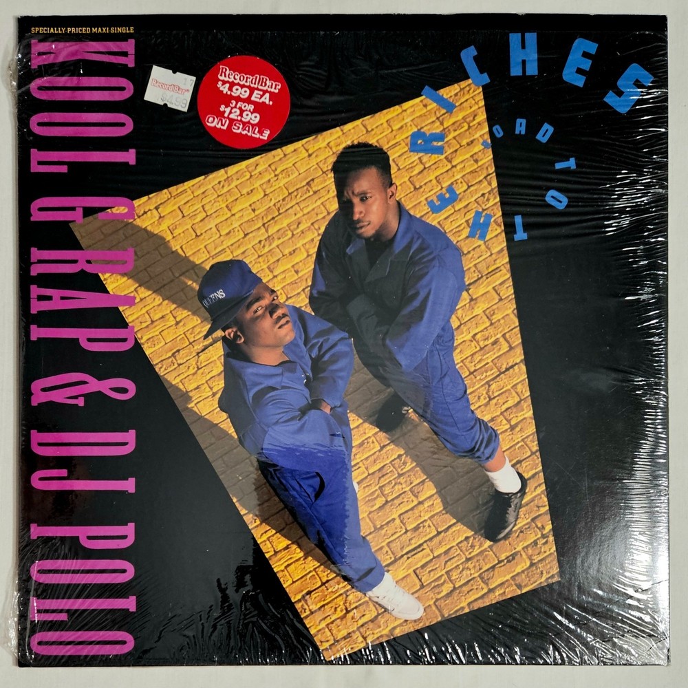 1989 – KOOL G RAP & D.J. POLO – ROAD TO THE RICHES – OG PRESSING NM IN SHRINK