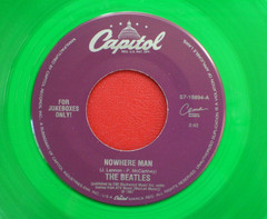 The Beatles NOWHERE MAN NEW/ MINT GREEN VINYL JUKE BOX ONLY 45 FAB 4