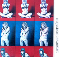 ORIGINAL 1971 WARHOL STYLE POP ART COVER JAMES BOND GIRLS VINYL 2 LP CHEESECAKE