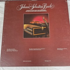 Johann Sebastian Bach 33 RPM Box Set Smithsonian Collection 9 LP Records