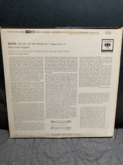 Johann Sebastian Bach/Glenn Gould/The Art Of The Fugue/Vol 1/1962/Columbia/VINYL
