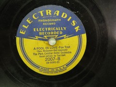 Park Central Hotel Orch. – ELECTRADISK 2007 – Learn to Croon – 78 RPM