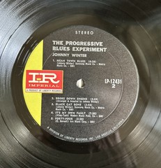 Johnny Winter The Progressive Blues Experiment Vinyl LP 1969 Imperial LP-12431