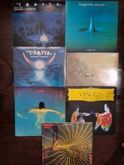Tangerine Dream Rubicon Tomita Vangelis Electronic Vinyl LP Lot 12″