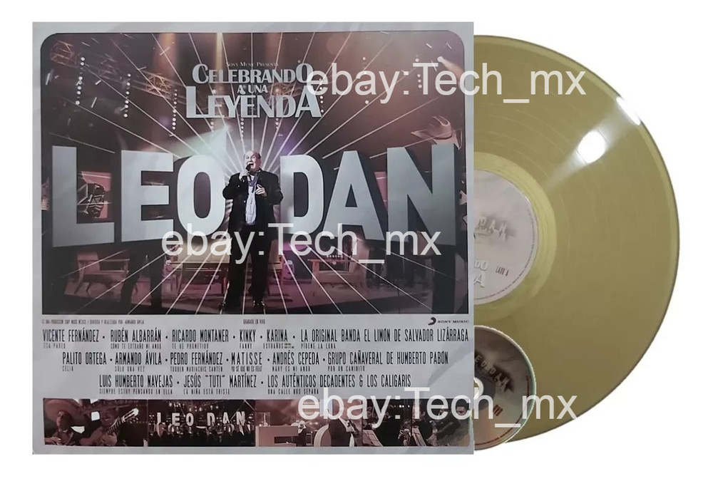 Leo Dan – Celebrando A Una Leyenda Vinyl LP + DVD NEW FREE & FAST USA Shipping