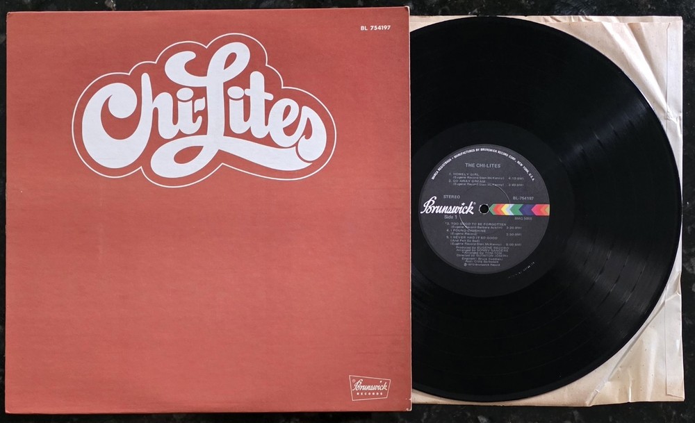 Chi-Lites S/T 1973 BRUNSWICK 754197 Vinyl LP Vintage Record EX Funk Soul R&B