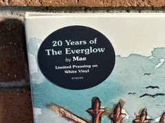 MAE – The Everglow, Ltd 20th Anni 2LP WHITE COLORED VINYL Gatefold New & Sealed