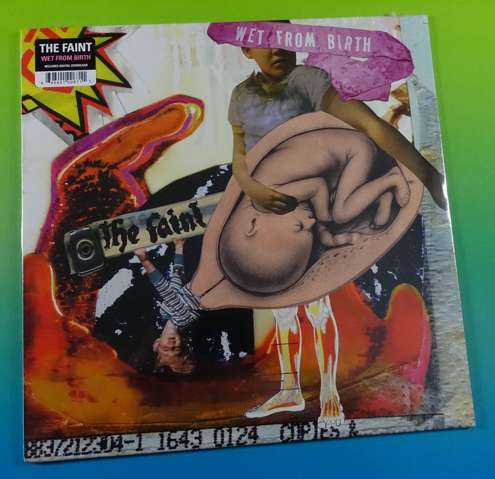 THE FAINT “Wet From Birth” NEW Vinyl LP Record SEALED 🎸 Indie Rock Synth Pop ♫