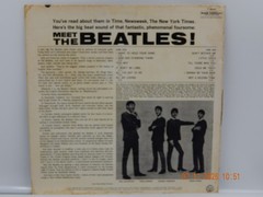 Beatles-Meet The Beatles LP Mono 1964 (1 BMI) 1st Pressing West Coast #6 ST 2047