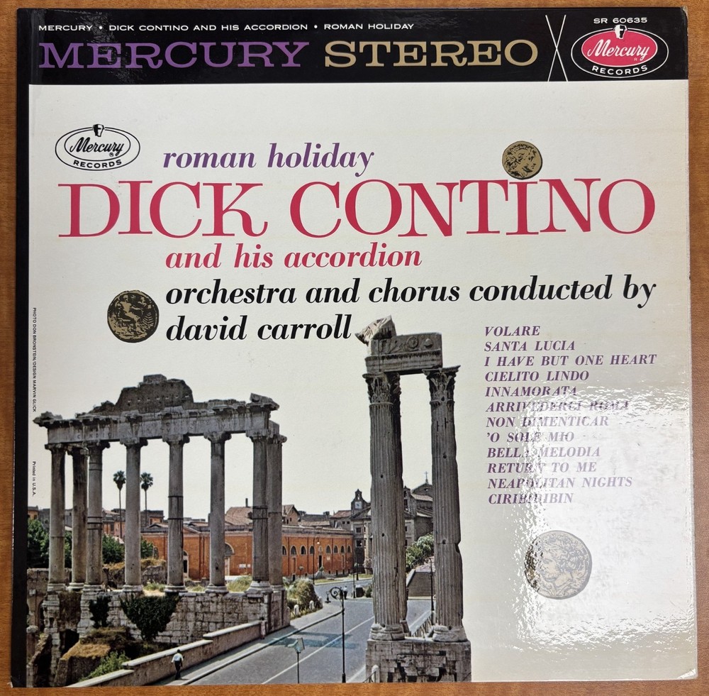 Dick Contino Roman Holiday Mercury SR 60635