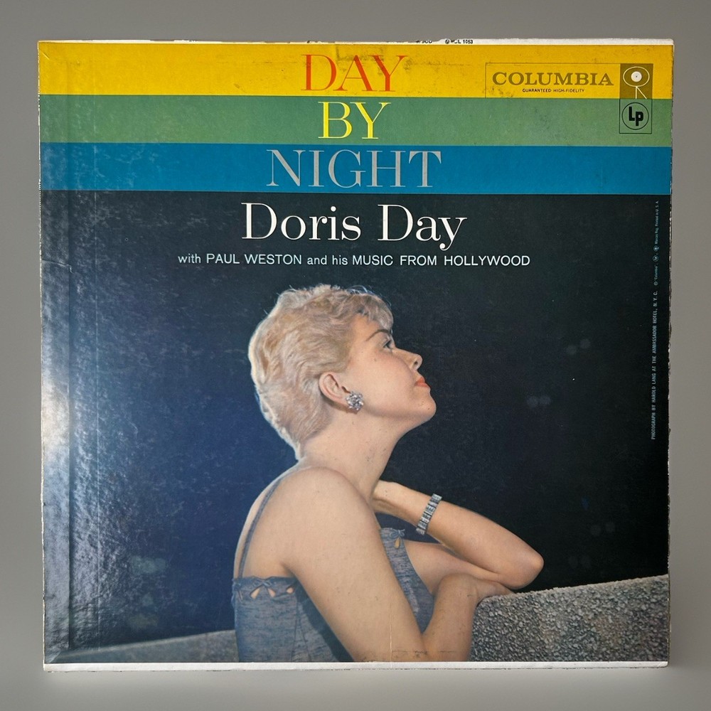 Doris Day Day By Night 1957 Vinyl Mono Columbia CL 1053 -1K/-1D 1st Press VG+/NM