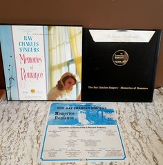 Lot 4 VTG 12″ Vinyl Boxsets Ray Charles Singers Swing Years Christmas Happiness