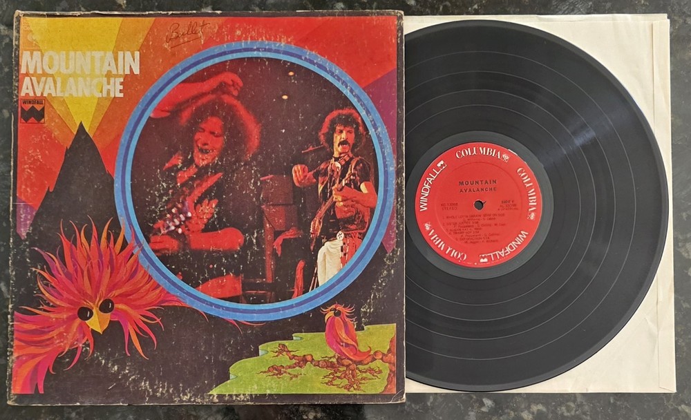 Mountain Avalanche 1974 Columbia KC-33088 Vinyl LP Vintage Record Blues Windfall