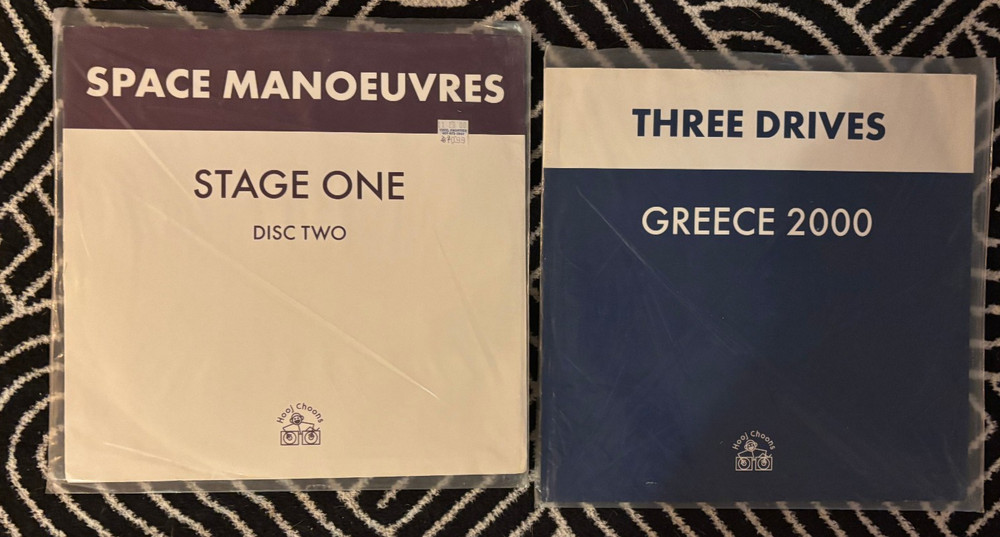 Lot of 2 Electronic House LP’s – Hooj Choons – Three Drives Greece 2000
