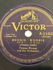 Tommy Dorsey RARE Japan Japanese Label HMV – Begin Again Boogie Woogie Swing