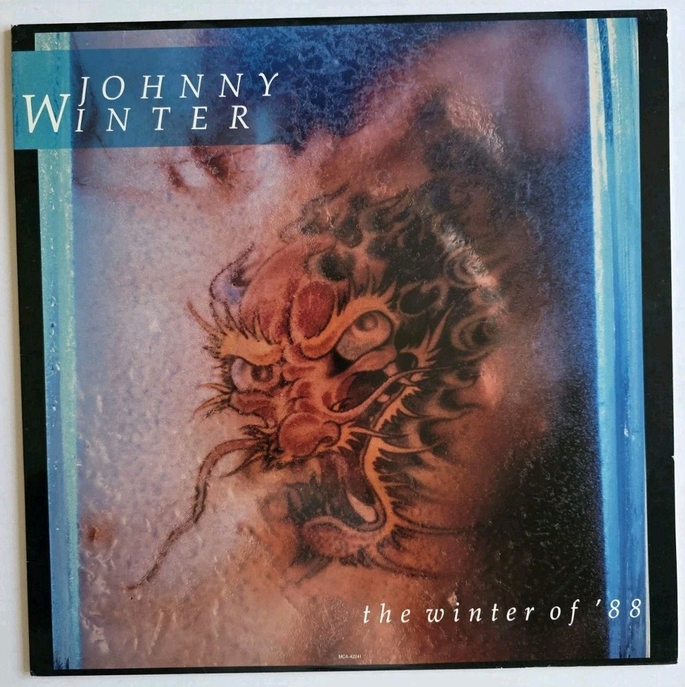 Johnny Winter The Winter of 1988 Vinyl Lp 1st Press Masterdisk EX To NM Rare