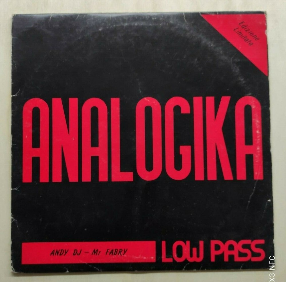 LOW PASS ‎– Analogika 1994 Italy LP -EDIZIONE LIMITATA-