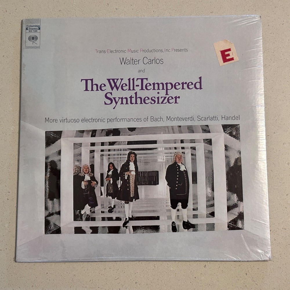 SEALED!! Walter Carlos “The Well Tempered Synthesizer” JAZZ Vinyl LP Columbia