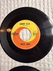 Beach Boys 45 RPM Record Lot (4) – Good Vibrations, Surfin’ U.S.A., Help Me…