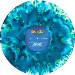Marina Ancient Dreams In A Modern Land Turquoise Blood Record Vinyl LP in hand