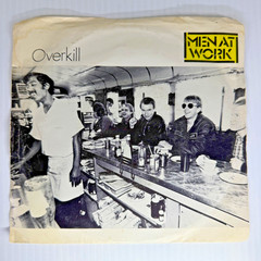 Men At Work Set Of 5 It’s A Mistake Overkill 45 Single Vinyl Record Plus 3 More