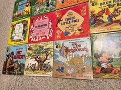 Lot of 20 Vintage SEE HEAR READ Walt Disney’s Books & Records 33 1/3 RPM