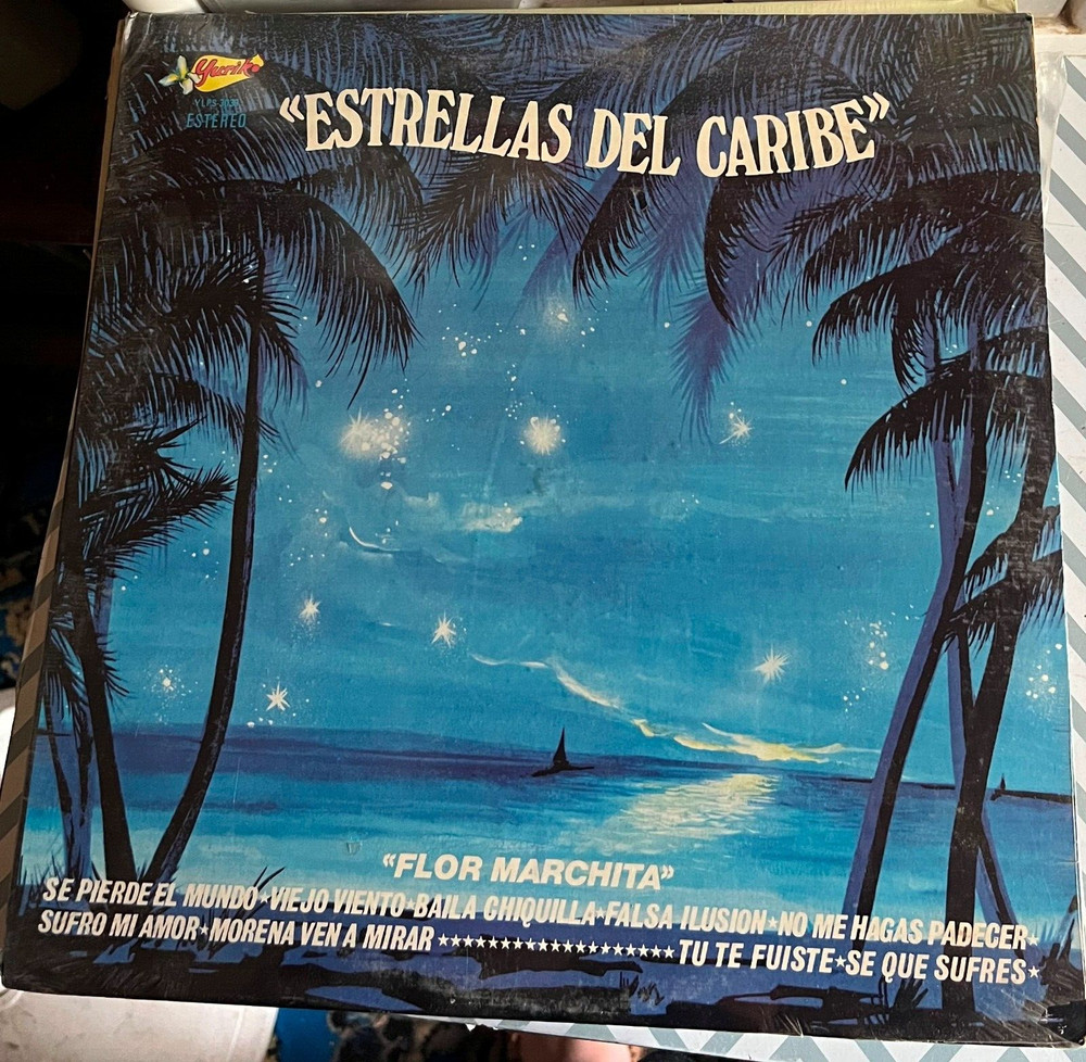 “Latin, Cuba, Puerto Rico” “Estrellas Del Caribe” “Flor Marchita” “Rare LP”