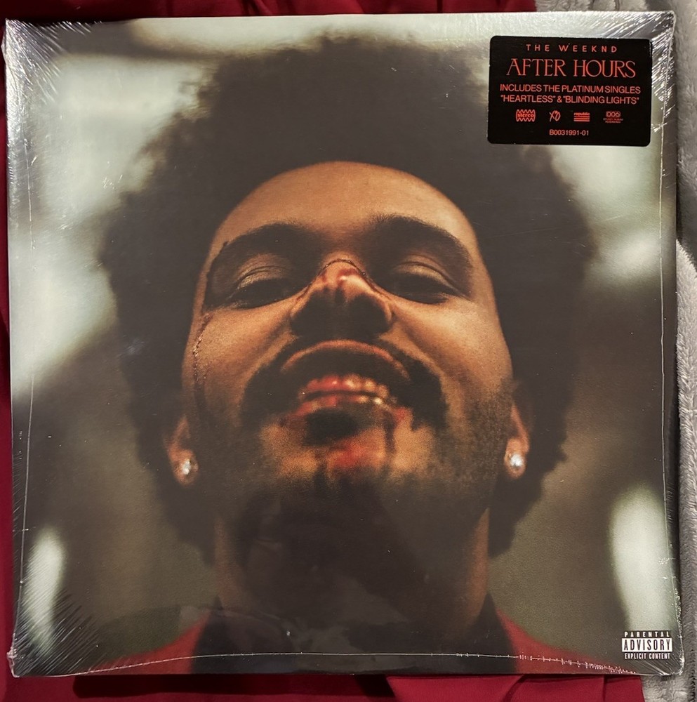 The Weeknd After Hours Red Splatter Vinyl LP Record New