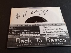 25 TA LIFE N.Y.H.C. 1993 DEMO 7-INCH RECORD RARE #’d BROWN COLORED VINYL NOS